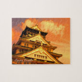 Osaka Castle (Sunset ver.) ジグソーパズル Puzzle (Horizontal)