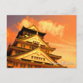 Osaka Castle (Sunset ver.) ポストカード Postkarte (Vorderseite)