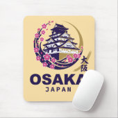 Osaka Japan Cherry Blossoms Mousepad (Mit Mouse)