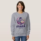 Osaka Japan Cherry Blossoms Sweatshirt (Vorne ganz)