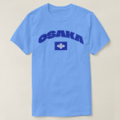 Osaka Japan City Flag T-Shirt (Design vorne)