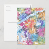 Osaka Japan City Map Postkarte (Vorne/Hinten)