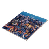 Osaka Japan cityscape Fliese (Seite)