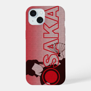Osaka Japan Geisha iPhone Case 15 Hülle