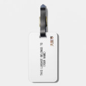 Osaka Japan Gepäckmarke Gepäckanhänger (Rückseite vertikal)