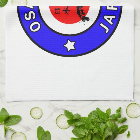 Osaka Japan Geschirrtuch (Gefaltet)