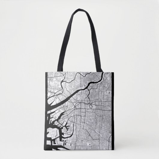 Osaka Japan Karte Tasche (Vorderseite)