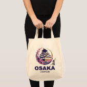 Osaka Japan Kirschblüten Tragetasche (Vorderseite (Produkt))