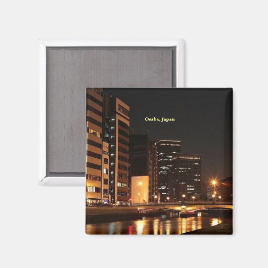 Osaka, Japan Magnet (Vorderseite/Rückseite)