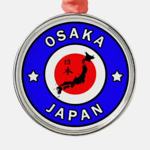 Osaka Japan Ornament Aus Metall