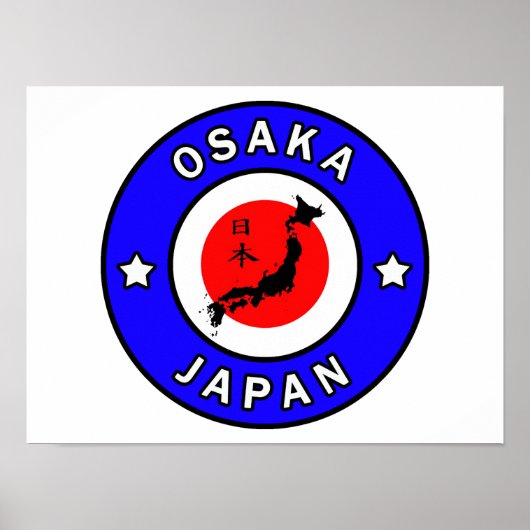 Osaka Japan Poster (Vorne)