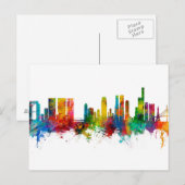 Osaka Japan Skyline Postkarte (Vorne/Hinten)