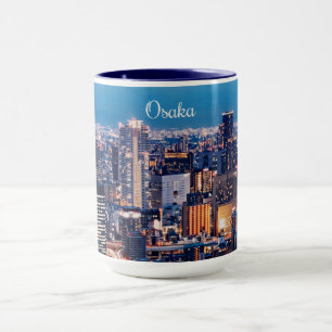 Osaka Japan Stadtansicht Tasse