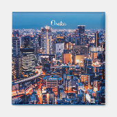 Osaka Japan Stadtbild Magnet (Vorne)