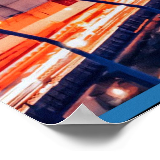 Osaka Japan Stadtbild Poster (Ecke)