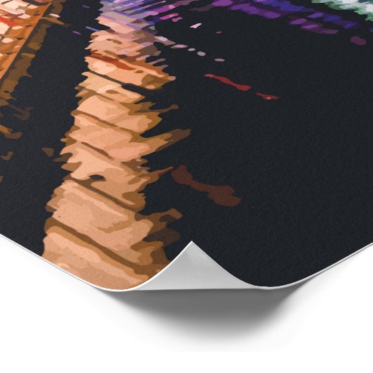 Osaka, Japan Travel Artwork Poster (Ecke)