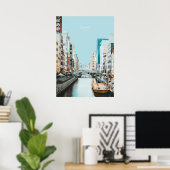 Osaka, Japan Travel Artwork Poster (Heimbüro)