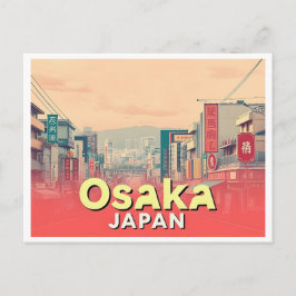 OSAKA JAPAN VINTAG POSTKARTE