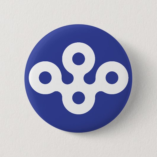 Osaka-Präfektur, Japan Button (Vorderseite)