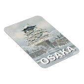 Osaka-Schloss Japan Magnet (Rechte Seite)