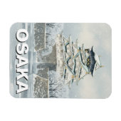 Osaka-Schloss Japan Magnet (Horizontal)