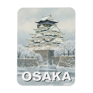 Osaka-Schloss Japan Magnet