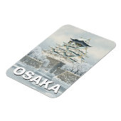 Osaka-Schloss Japan Magnet (Linke Seite)