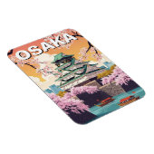 Osaka-Schloss Japan Magnet (Rechte Seite)