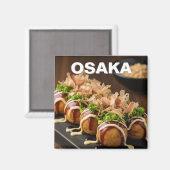 Osaka Takoyaki Japanisches Essen Magnet (Vorderseite/Rückseite)