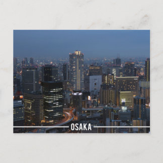 Osaka Urban Landschaft Postkarte