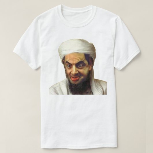 Osama bin Laden oder Osama bohne beladen T-Shirt (Design vorne)
