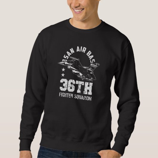 Osan Air Base 36th Fighter Squadron South Korea So Sweatshirt (Vorderseite)