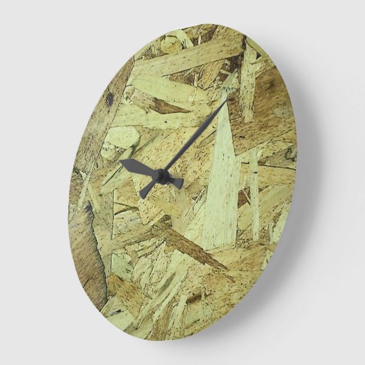 OSB-Chip-Platine Große Wanduhr (Winkel)