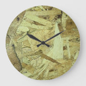 OSB-Chip-Platine Große Wanduhr (Vorderseite)