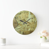 OSB-Chip-Platine Große Wanduhr (Zuhause)