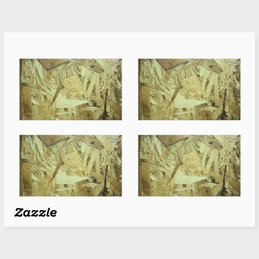 OSB-Chip-Platine Rechteckiger Aufkleber (Blatt)