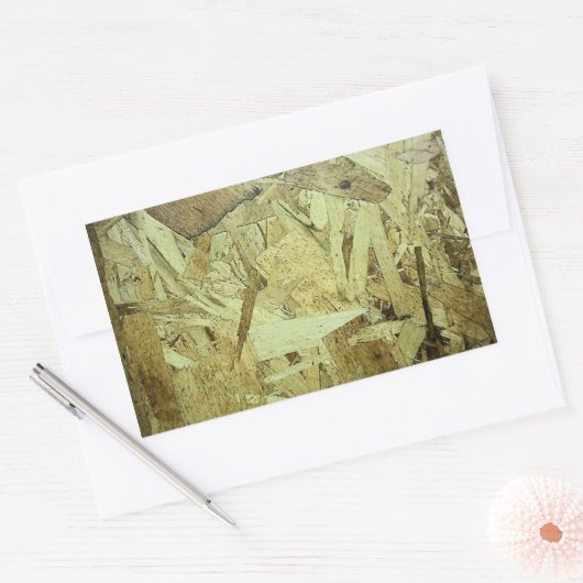 OSB-Chip-Platine Rechteckiger Aufkleber (Umschlag)