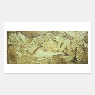 OSB-Chip-Platine Rechteckiger Aufkleber