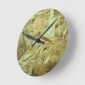 OSB-Chip-Platine Runde Wanduhr (Winkel)