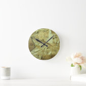 OSB-Chip-Platine Runde Wanduhr (Zuhause)