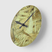 OSB-Chip-Platine Runde Wanduhr (Winkel)