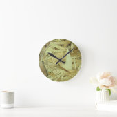 OSB-Chip-Platine Runde Wanduhr (Zuhause)