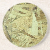 OSB-Chip-Platine Sandstein Untersetzer (Vorne)