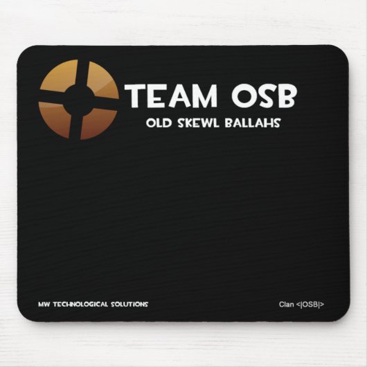 OSB Maus pad1 - besonders angefertigt Mousepad (Vorne)