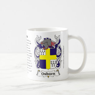 Osborn, der Ursprung, die Bedeutung und das Wappen Kaffeetasse