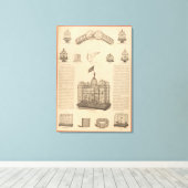 Osborn Manufacturing Company Leinwanddruck (Insitu (Holzboden))