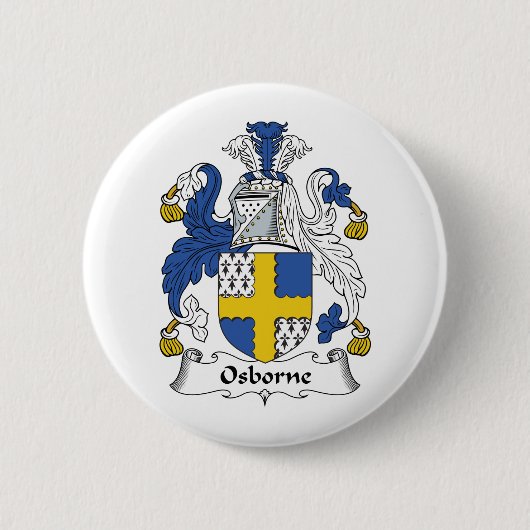 Osborne Familienwappen Button (Vorderseite)