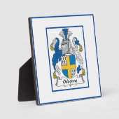 Osborne Familienwappen Fotoplatte (Vorderseite)