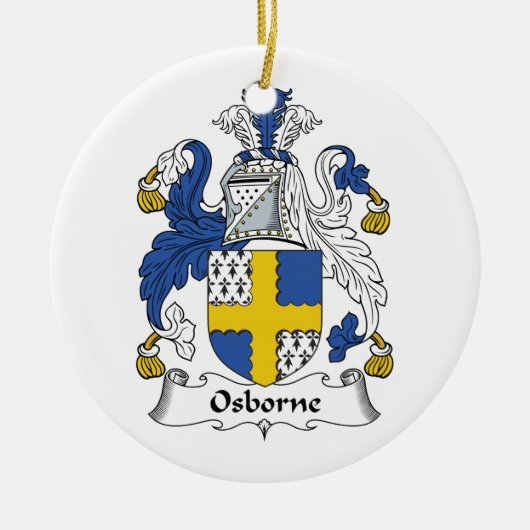 Osborne Familienwappen Keramikornament (Vorne)