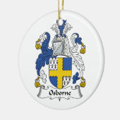 Osborne Familienwappen Keramikornament (Links)